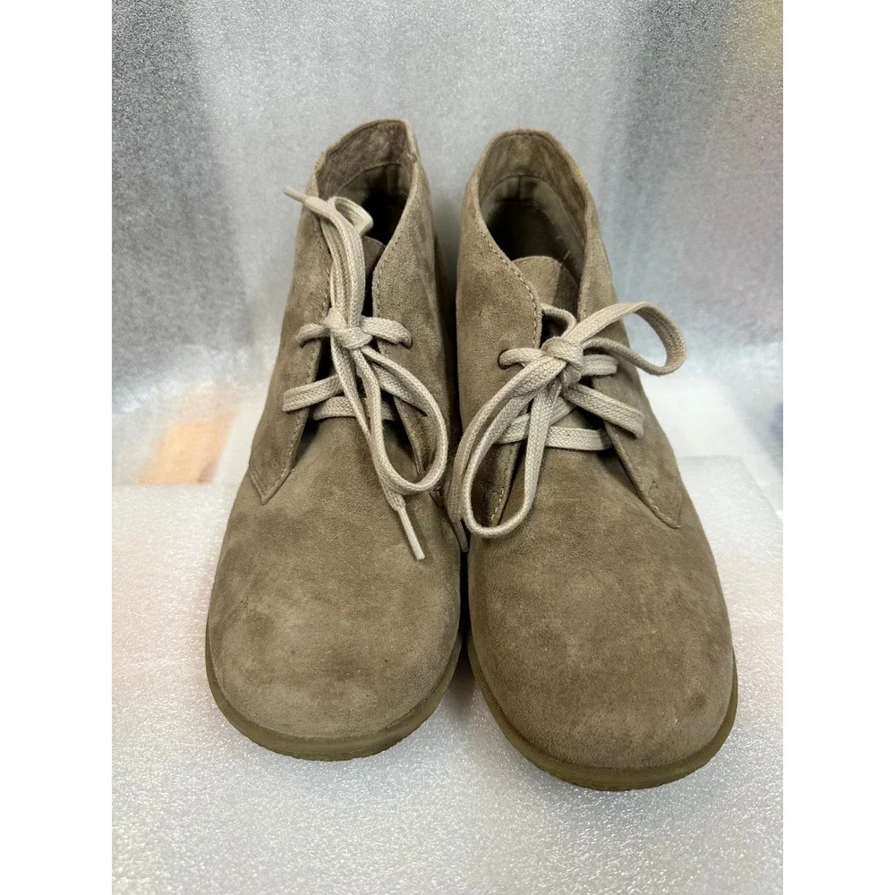 HP Suede Chukka‎ Boots Mens Tan Lace Up Ankle Boots Casual Fashion Footwear 7W